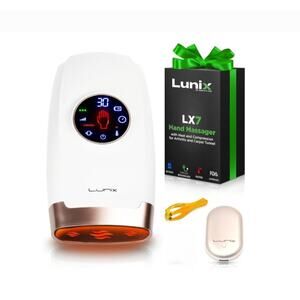 Lunix LX7 Hand Massager w/ Heat & Compression | Arthritis Carpal Tunnel Relief